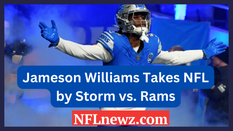 Jameson Williams Takes NFL by Storm vs. Rams